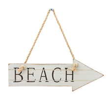 Load image into Gallery viewer, Beach wooden arrow wall decor