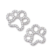Load image into Gallery viewer, Crystal Paw Earrings