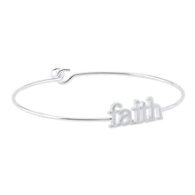 Load image into Gallery viewer, Silver Faith Bracelet