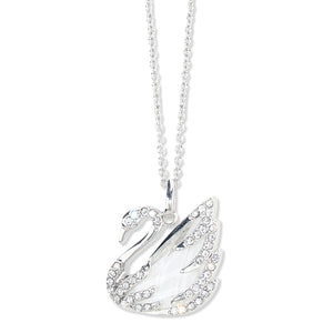 Crystal Swan Necklace