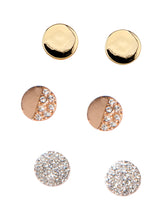 Load image into Gallery viewer, Assorted Set of 3 Stud Earrings