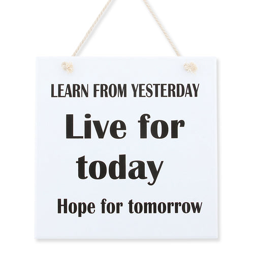 Live for Today Wall Décor
