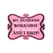 Load image into Gallery viewer, Funny Saying, Pink Glitter Wood Sign with easel back
