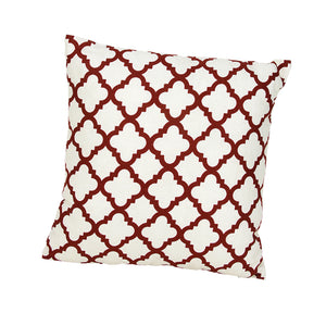 Red and White Pillow