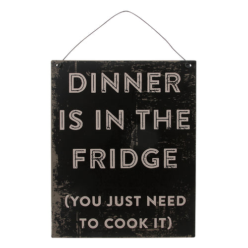 Dinner is in the Fridge Wall Decor