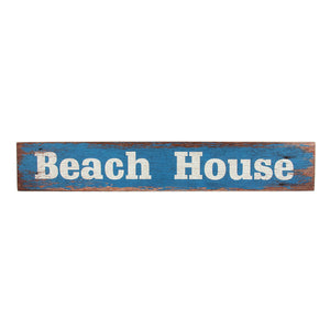 Beach House Wooden Block