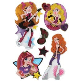 3D Stickers for Girls Wall