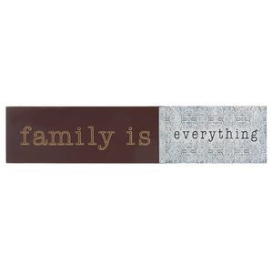 Family is Everything wood wall decor