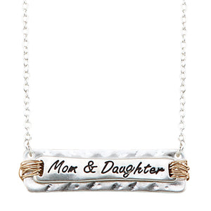Mom & Daughter Necklace