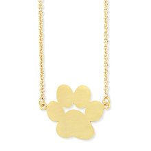 Load image into Gallery viewer, Gold Paw Necklace