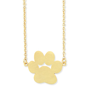 Gold Paw Necklace