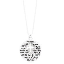 Load image into Gallery viewer, Words of Faith Necklace