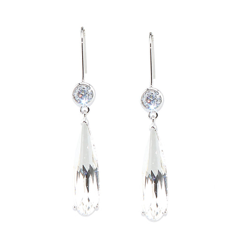 Crystal Tear Drop Earrings