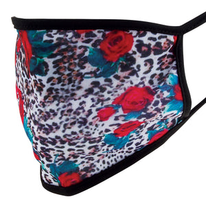 M-1 Rose Leopard Cloth Mask